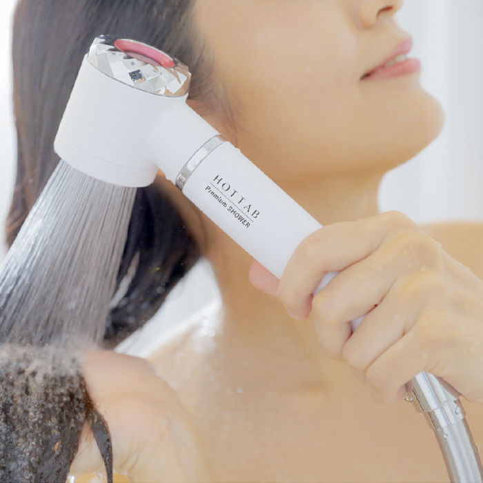 HOTTAB ホットタブ　重炭酸クリスタルイオンシャワー　ヘッド 入浴剤 ホップス温浴タブレット専用 クリスタル・イオン・シャワー